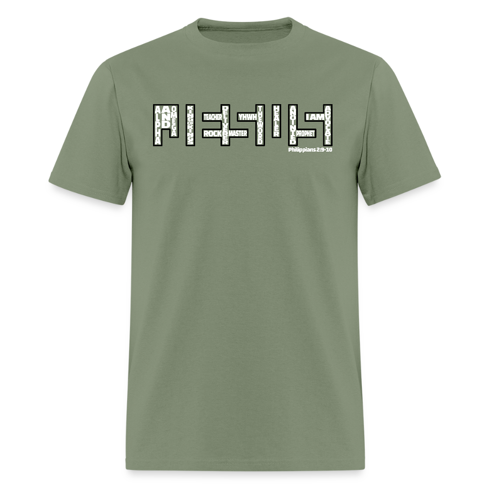 Jesus Name - military green