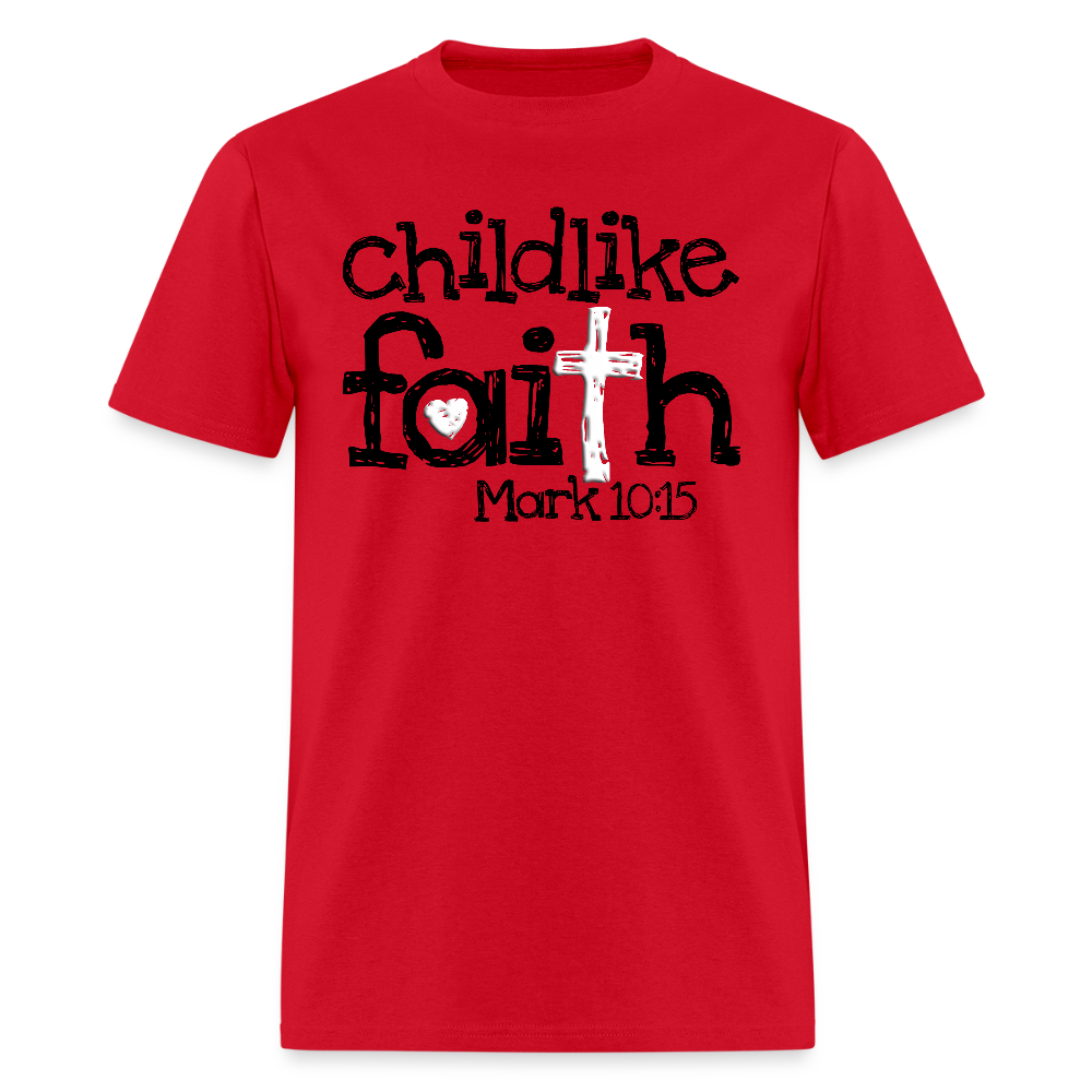 Childlike Faith - red