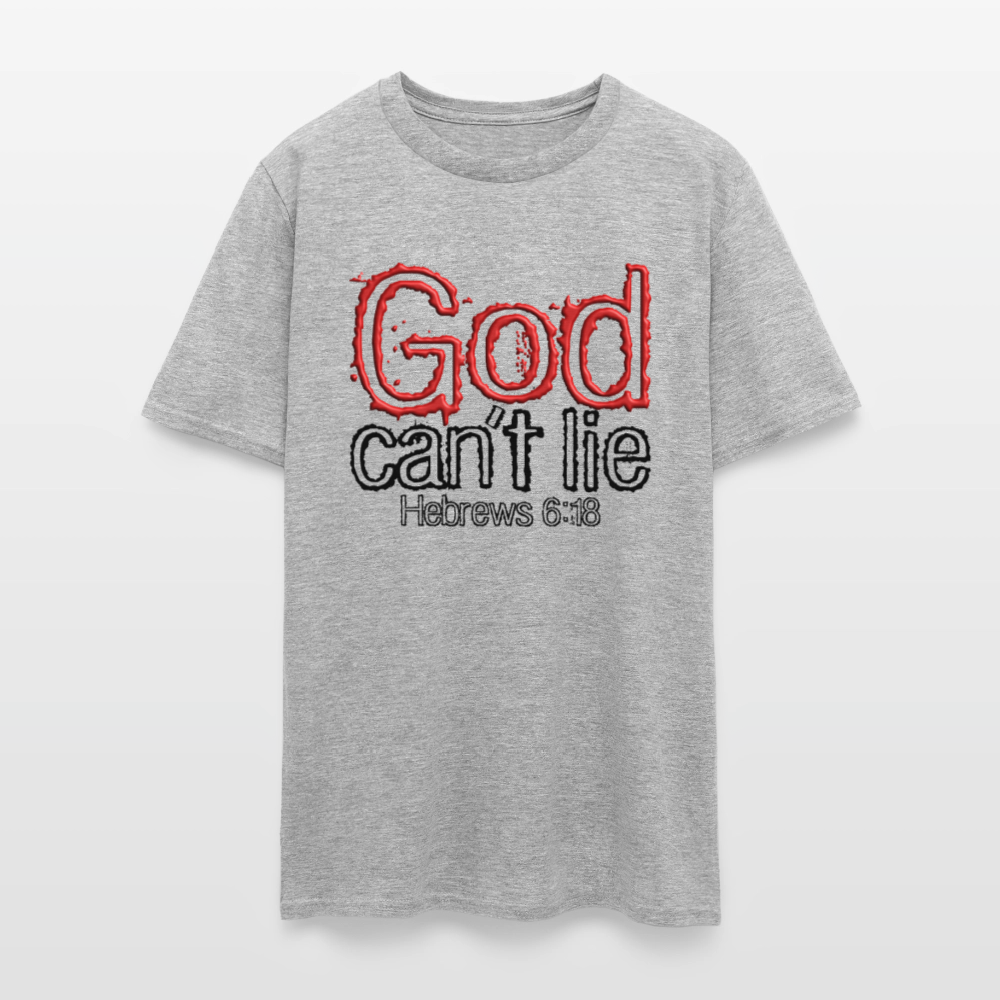 God Can't Lie - heather gray
