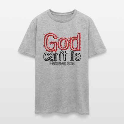 God Can't Lie - heather gray