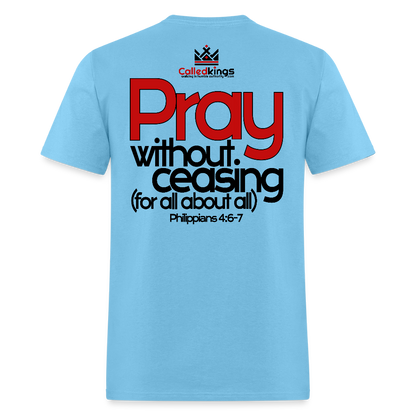 WTBSF? Pray Without Ceasing - aquatic blue