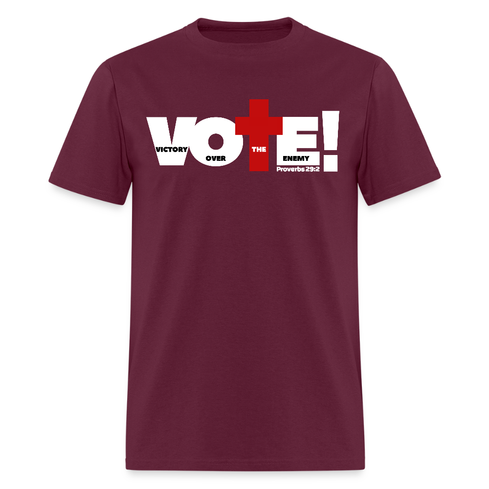 Vote - burgundy