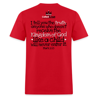 Childlike Faith - red