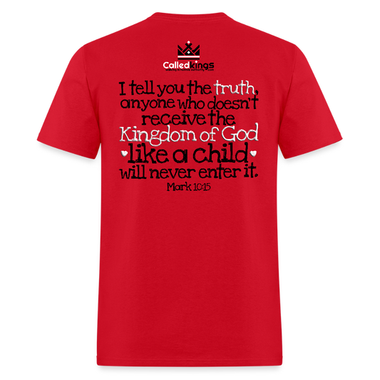 Childlike Faith - red