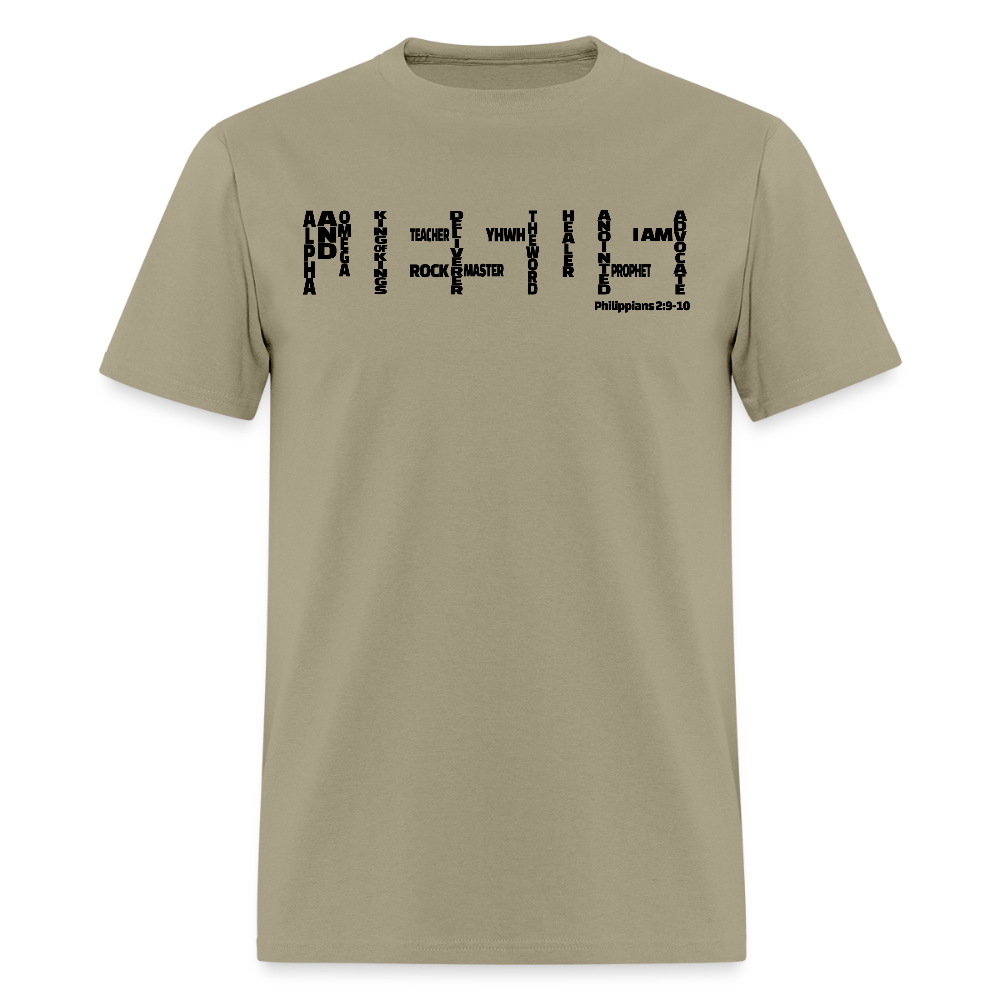 Jesus Names - khaki
