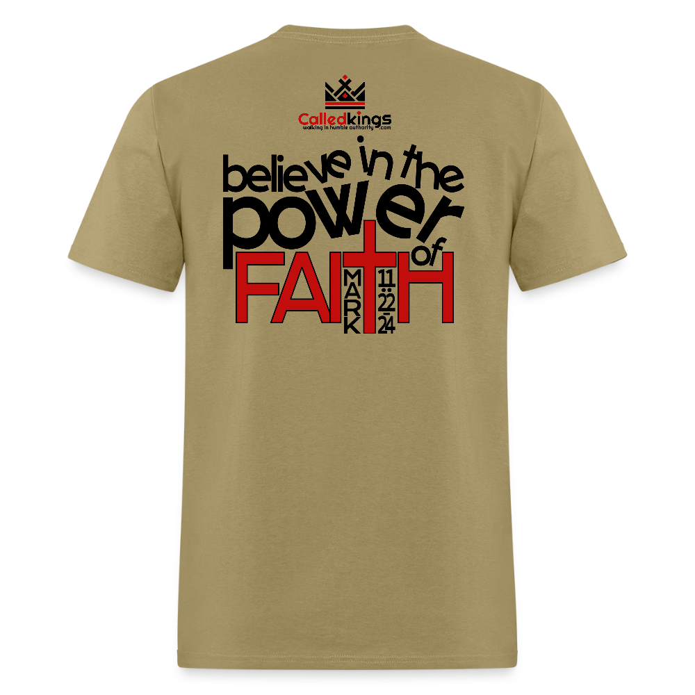 WTBSF? Believe in the Power of Faith - khaki