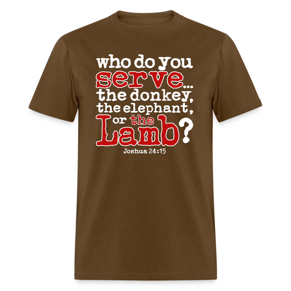 Donkey, Elephant, or Lamb - brown