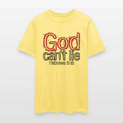 God Can't Lie - cornsilk