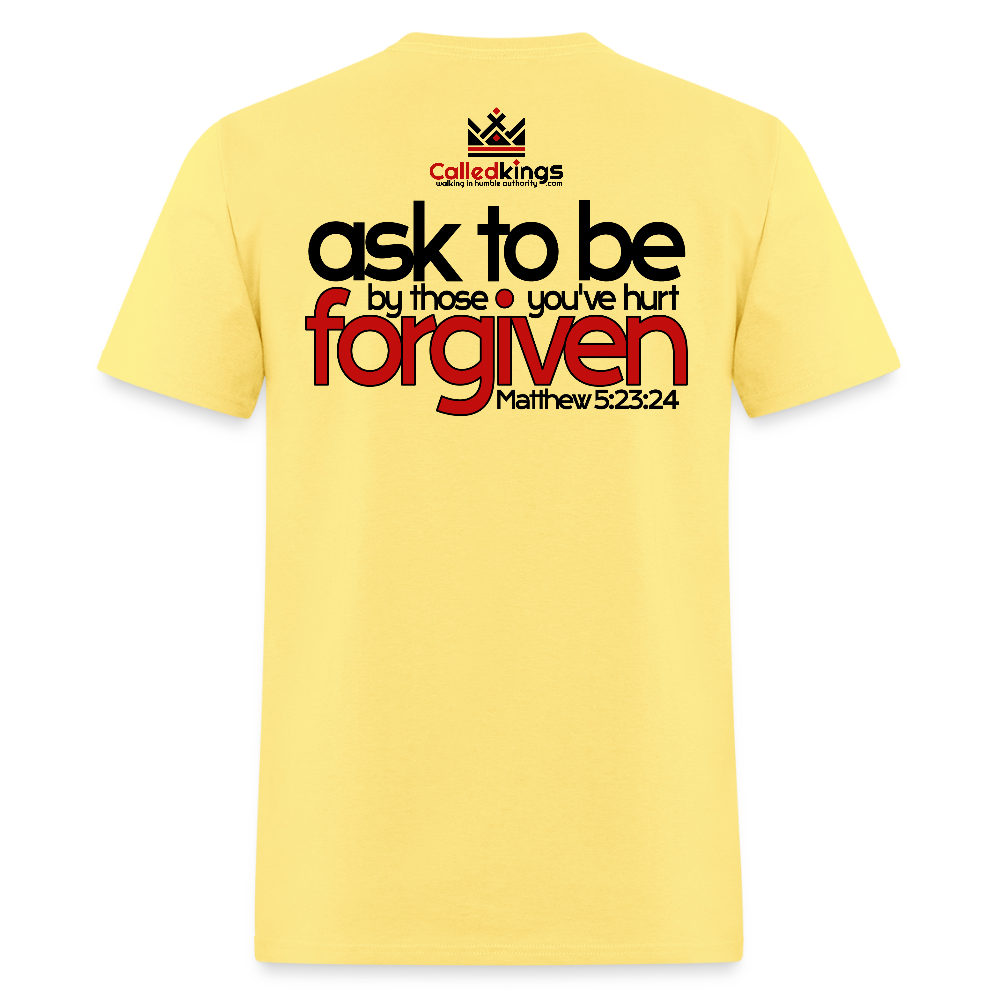 WTBSF? Ask to be Forgiven - cornsilk