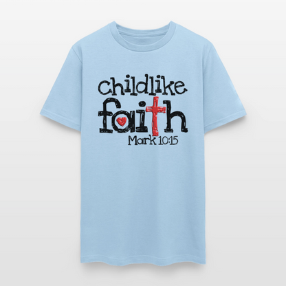 Childlike Faith - powder blue