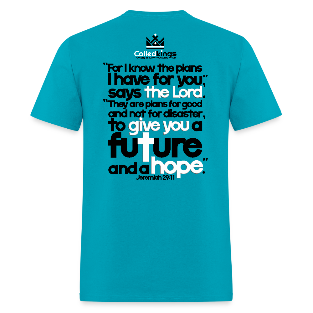He Knows Expect Victory - turquoise