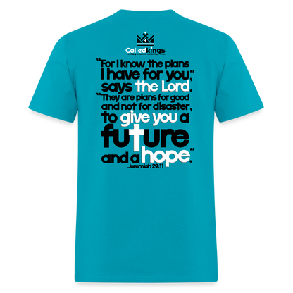 He Knows Expect Victory - turquoise