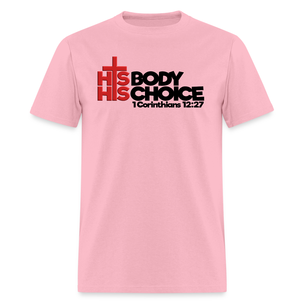 His Body His Choice - pink