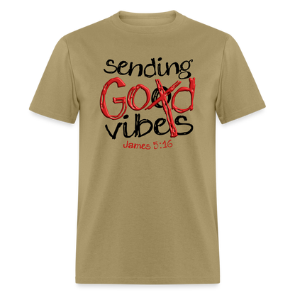 Sending God Vibes - khaki