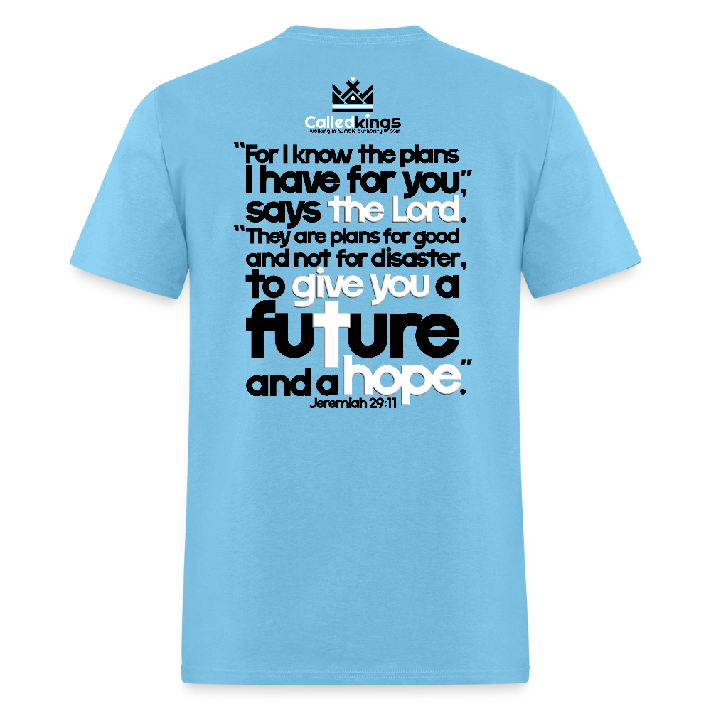He Knows Expect Victory - aquatic blue