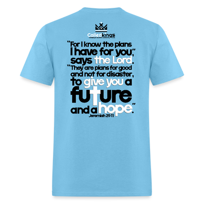 He Knows Expect Victory - aquatic blue