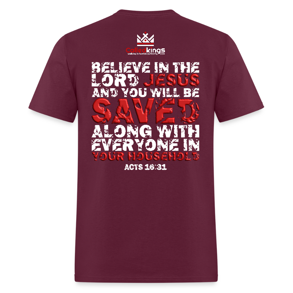 Jesus for My Family - burgundy