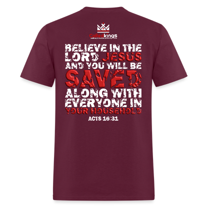 Jesus for My Family - burgundy
