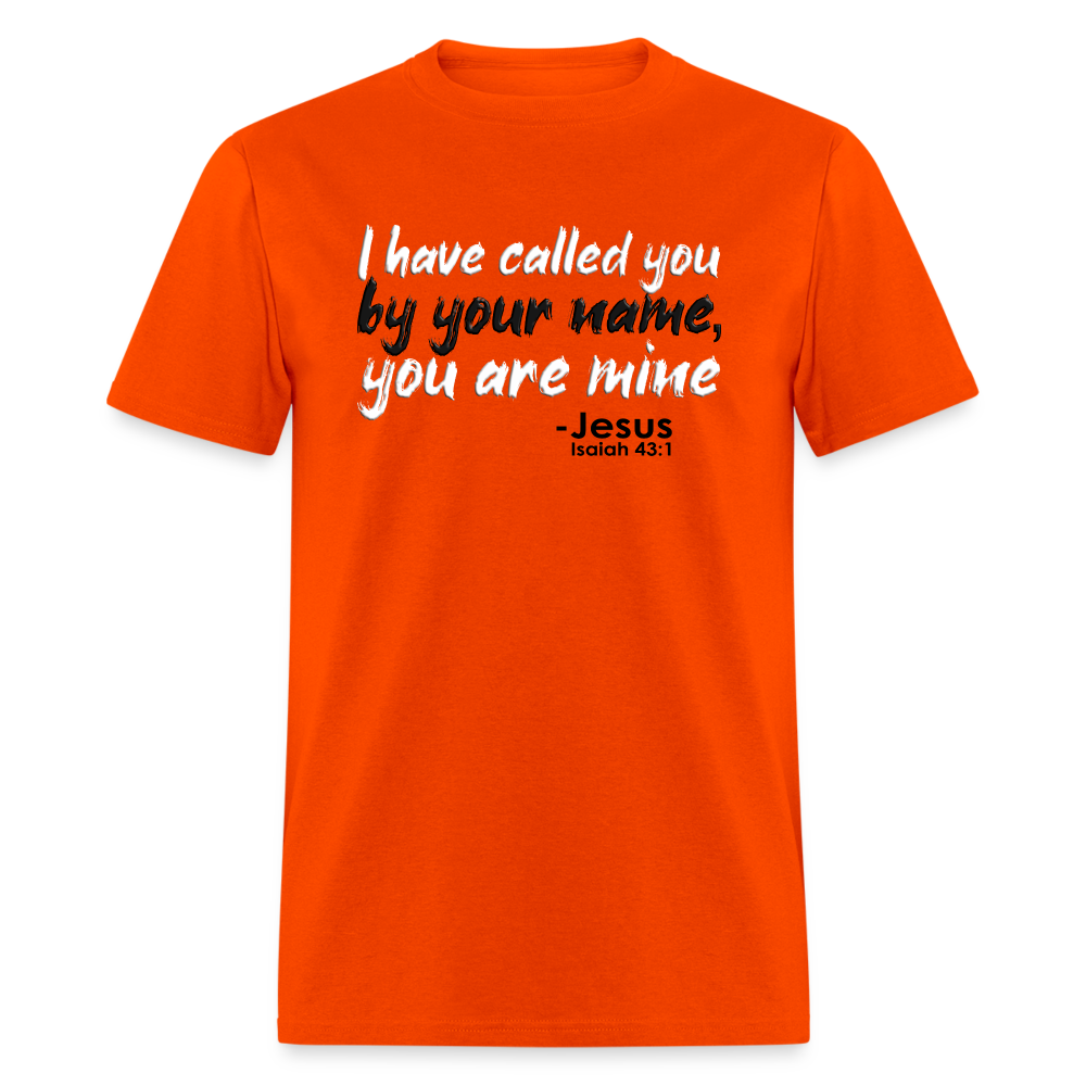 I Have Called You By Name - orange