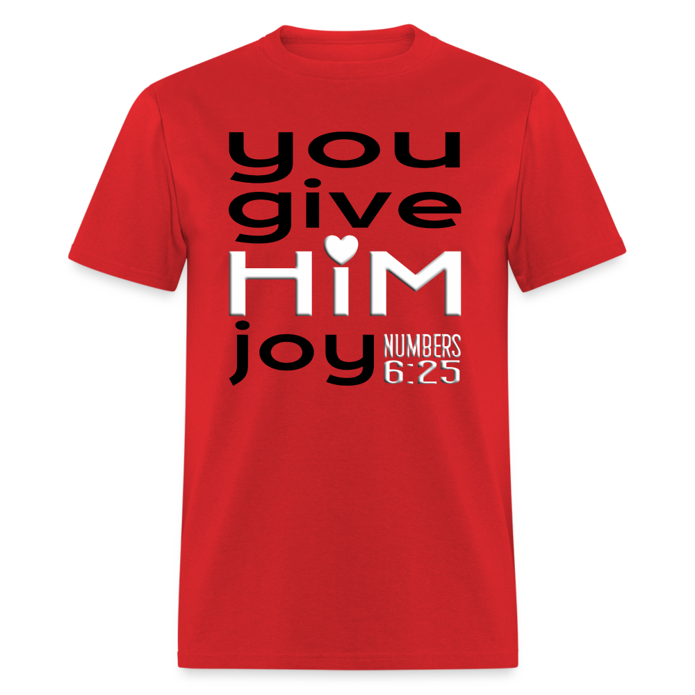 You Give Him Joy - red