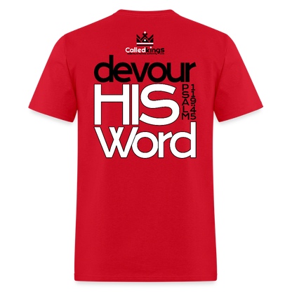 WTBSF? Devour His Word - red