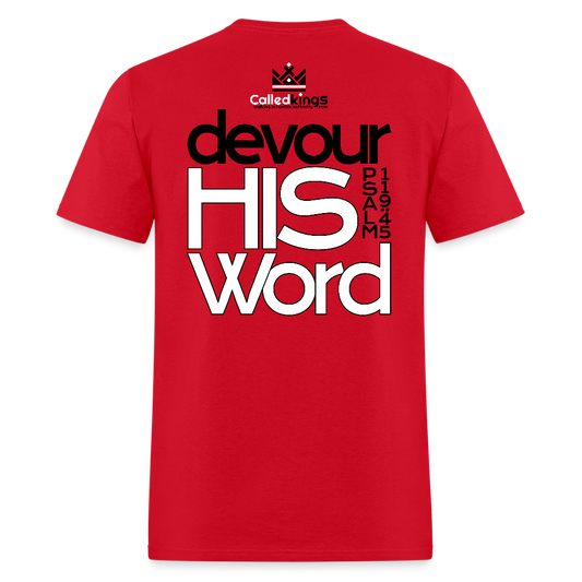 WTBSF? Devour His Word - red