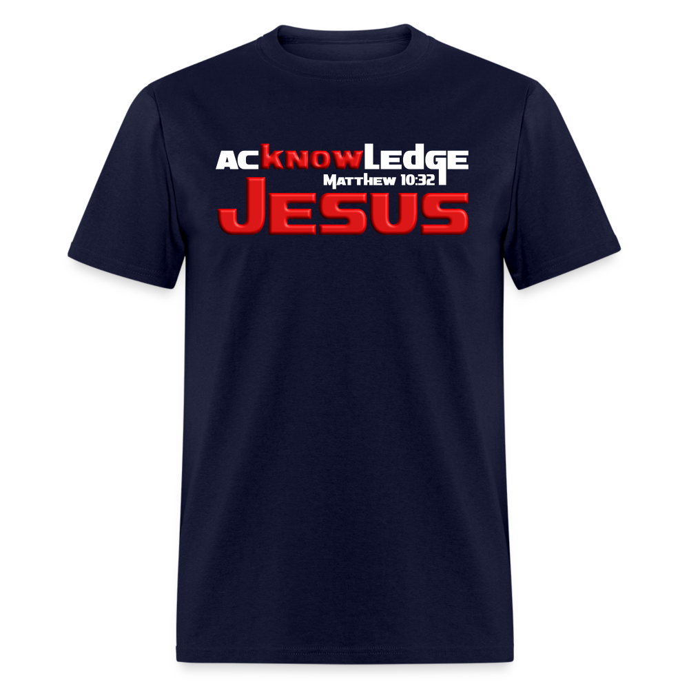 Acknowledge Jesus - navy