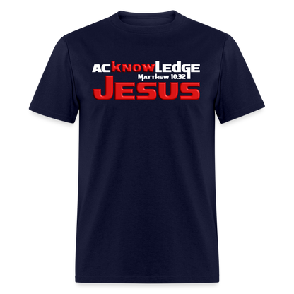 Acknowledge Jesus - navy