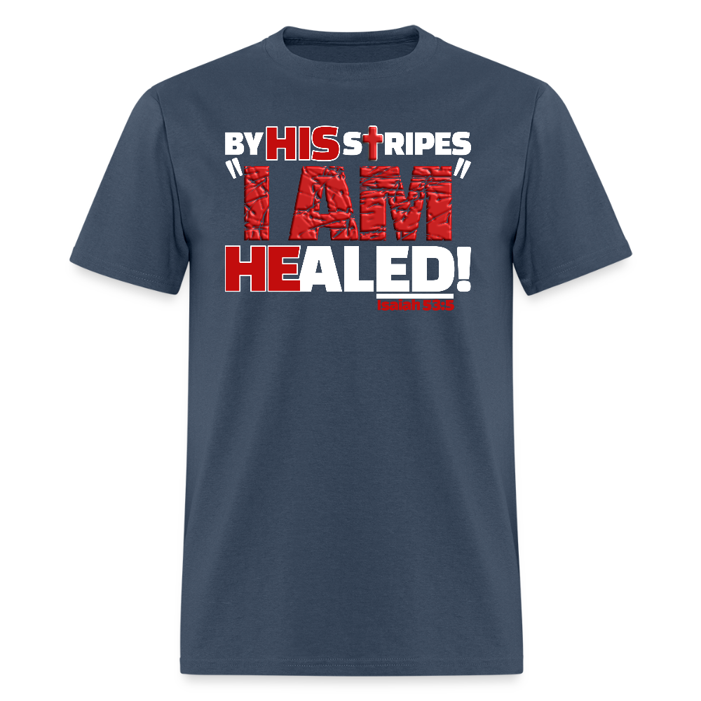 By His Stripes I Am Healed -  blue dusk