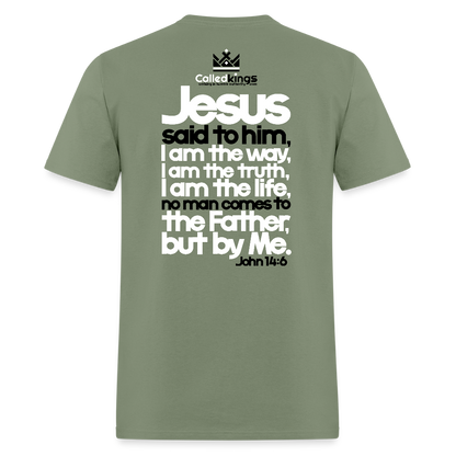 Jesus Is the Answer - military green