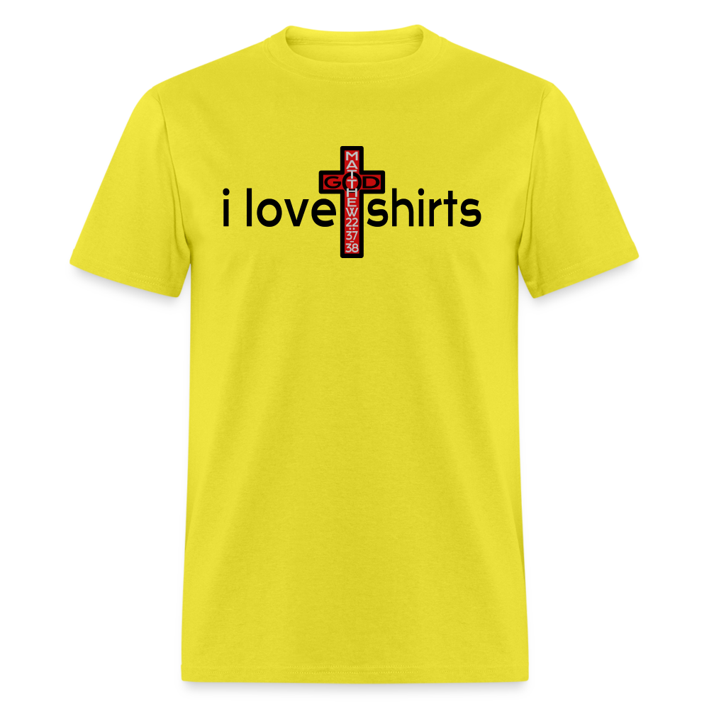 I Love T Shirts - yellow