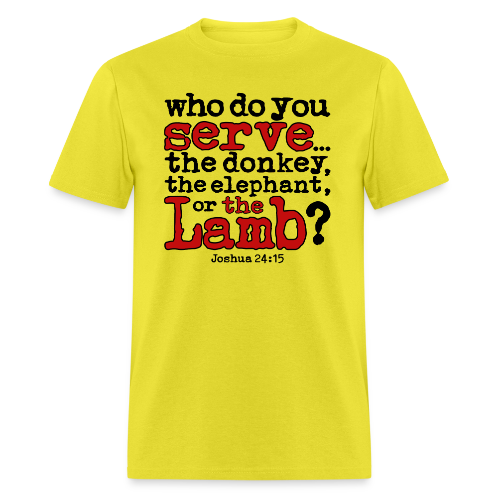 Donkey, Elephant, Or Lamb - yellow