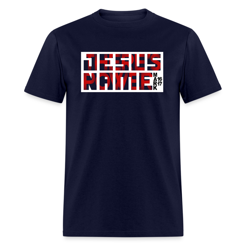 There's Power in Jesus Name - navy