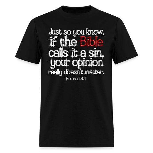 If the Bible Calls it a Sin - black