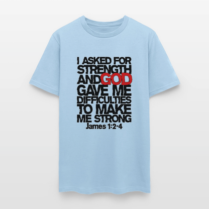 I Asked For Strength - powder blue