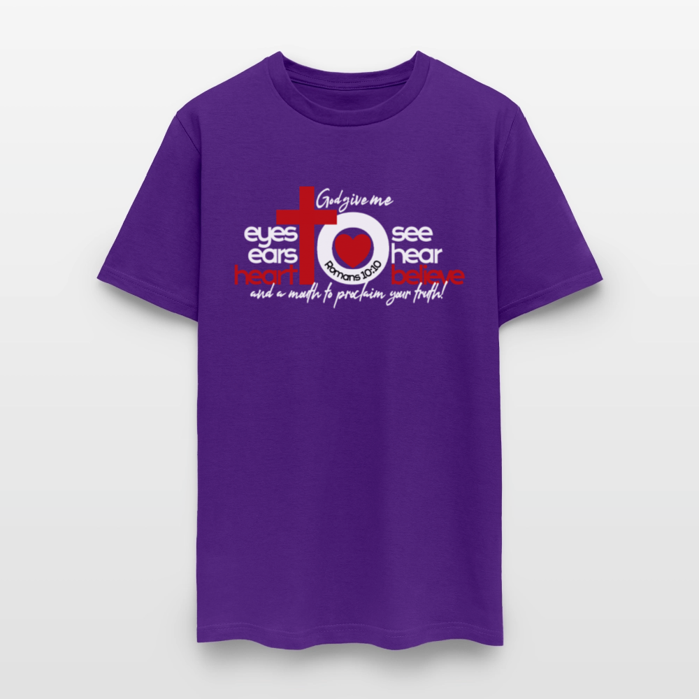 Eyes Ears Heart - purple