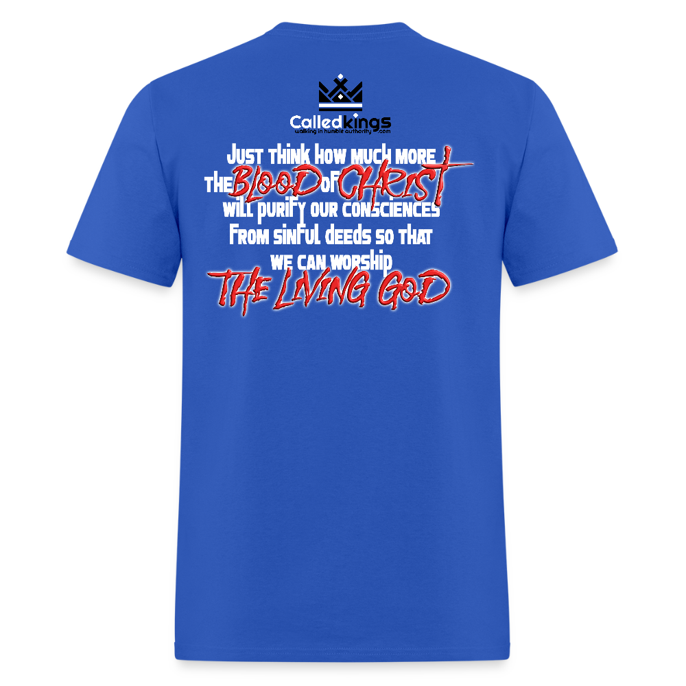 Vaccinated by the Blood - royal blue