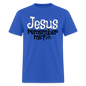 Jesus Remember Me - royal blue