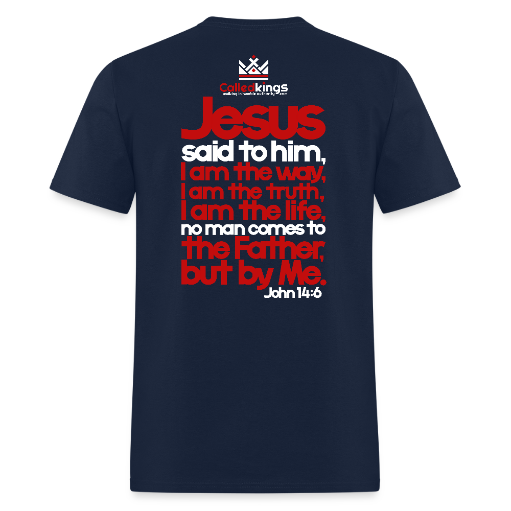Jesus Is the Answer - navy