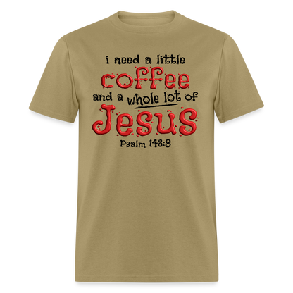 Coffee & Jesus - khaki