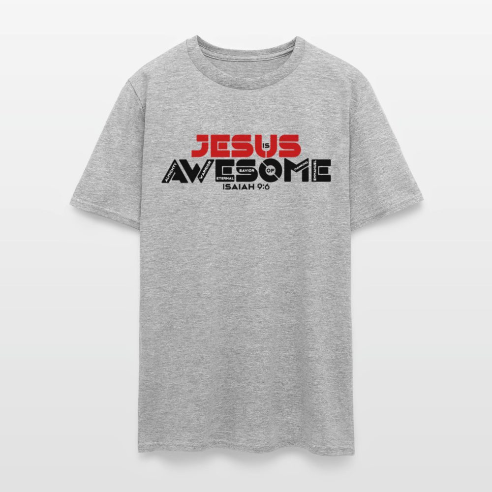 Jesus is Awesome - heather gray