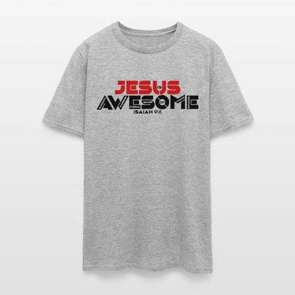 Jesus is Awesome - heather gray