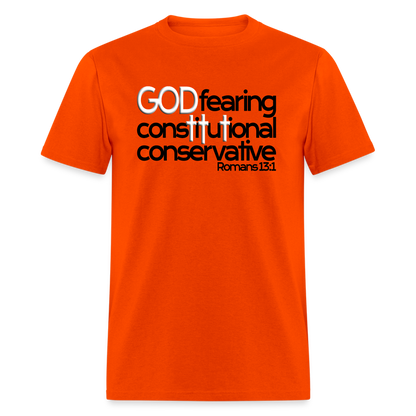 God Fearing Constitutional Conservative - orange