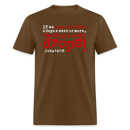 Open Bible Lonely Drops - brown
