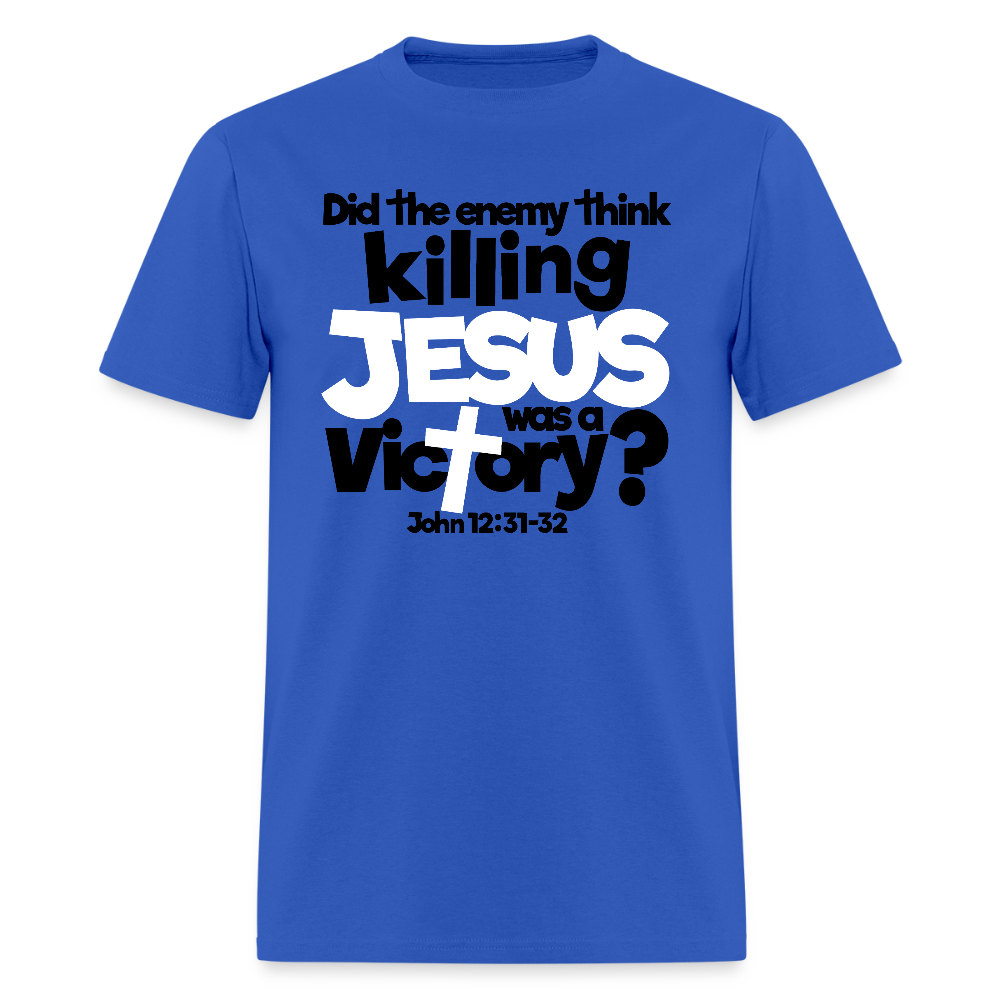 Killing Jesus Victory? - royal blue