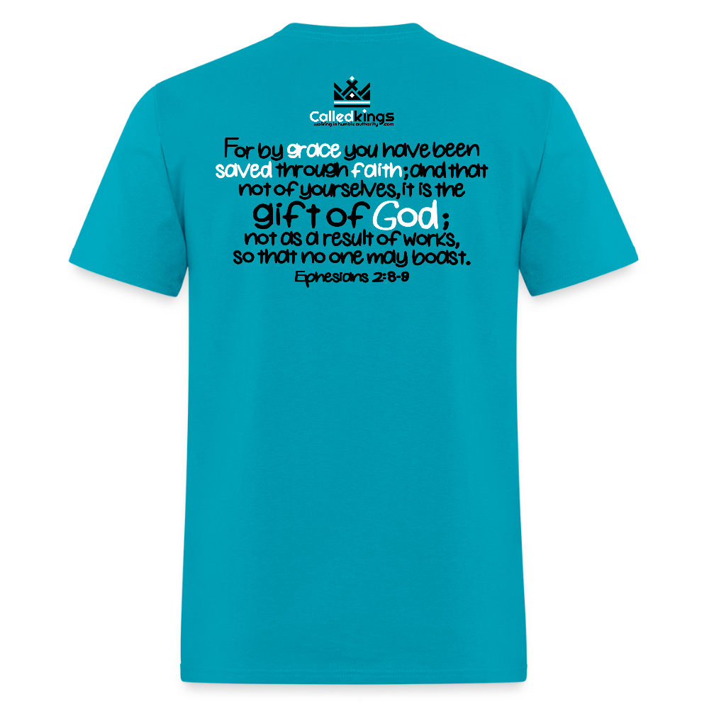 Only Thing We Contribute To Our Salvation - turquoise