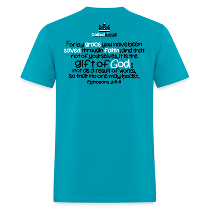Only Thing We Contribute To Our Salvation - turquoise