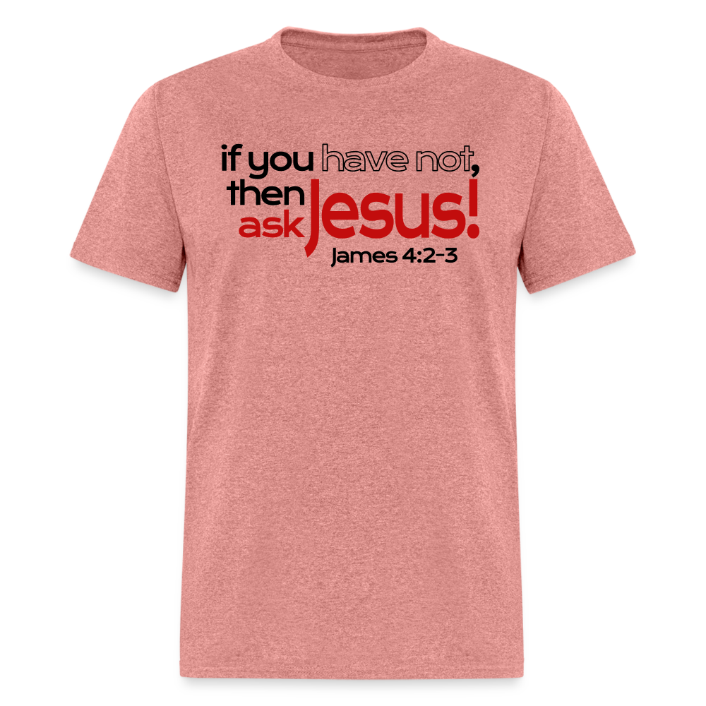 Have Not, Ask Jesus - heather mauve