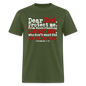 Dear God Protect Me - military green