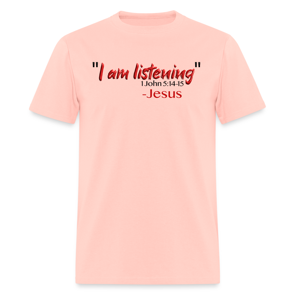 I Am Listening - blush pink 